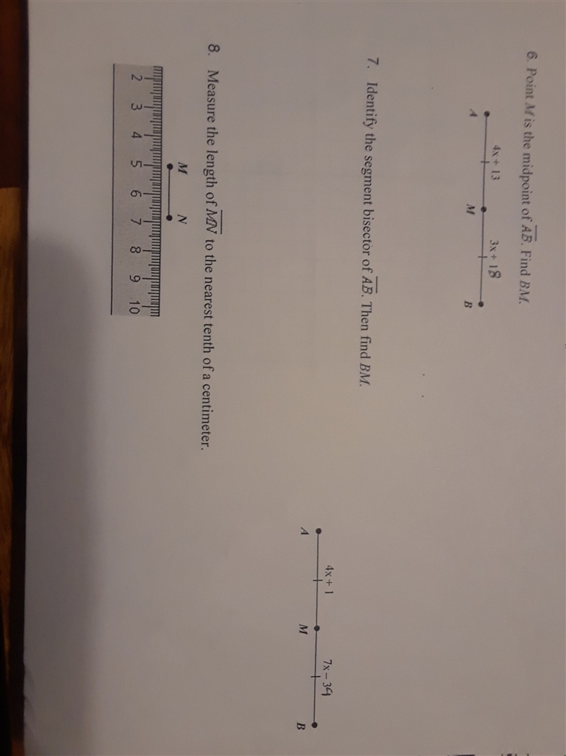 HELP PLEASE problems 6, 7, 8 show work if any thank you-example-1