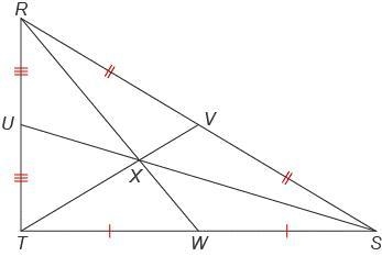 (20 points!) In triangle RSW, line segment RW is a median and is equal to 27 cm. What-example-1