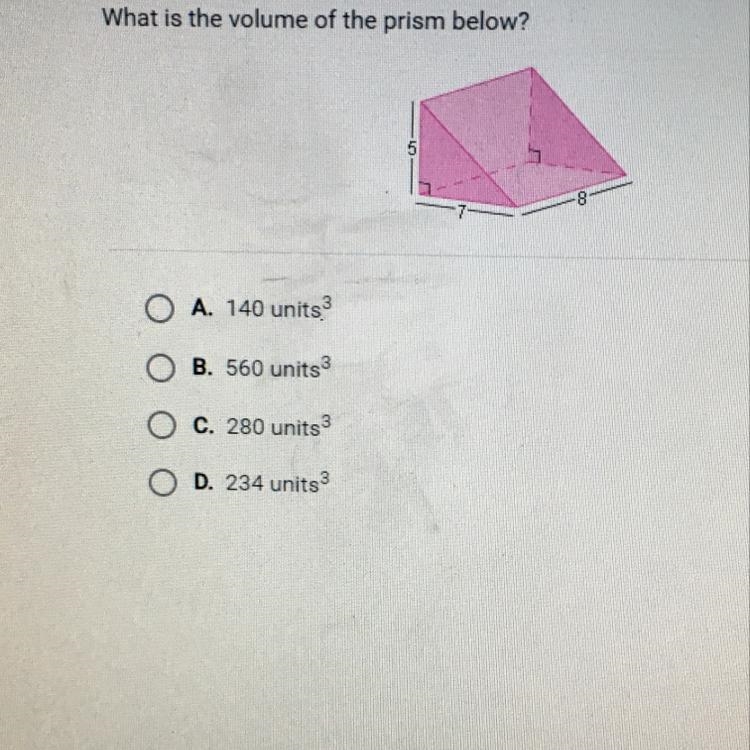 What is the volume of the prism below-example-1