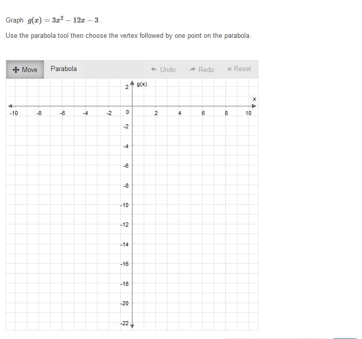 PLEASE HELP ASAP!!! CORRECT ANSWERS ONLY PLEASE!!! Graph g(x) = 3x^2 - 12x - 3-example-1