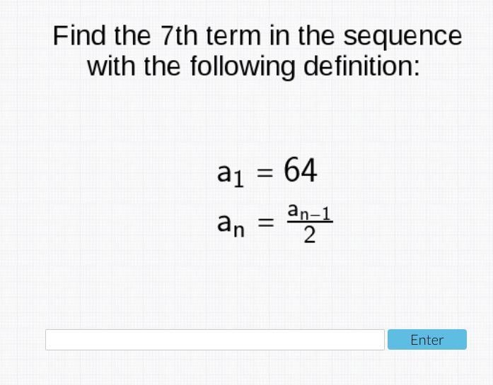 Find the 7th term in the sequence..explain-example-1