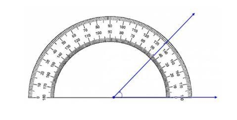 What is the measure of this angle? A) 44° B) 56° C) 136° D) 144°-example-1