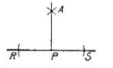 Which basic construction is shown here? A) bisect an angle B) bisect a line segment-example-1