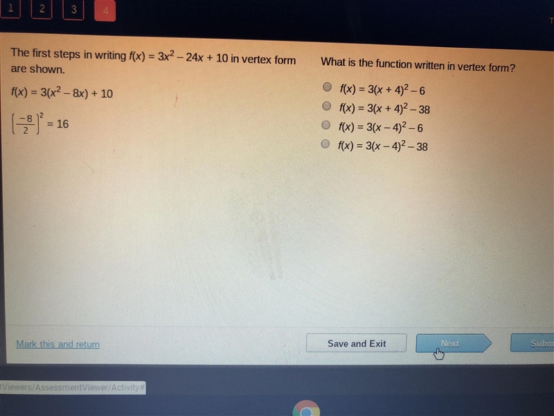 Please answer asap if u know the answer!!!! completing a square. thank you!!!!-example-1