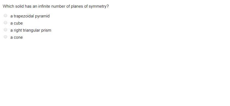 Which solid has an infinite number of planes of symmetry?-example-1