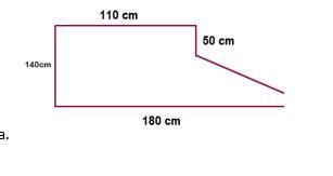 9. Find the area of each figure to the nearest tenth 140,110,180,50 8,8,10-example-1