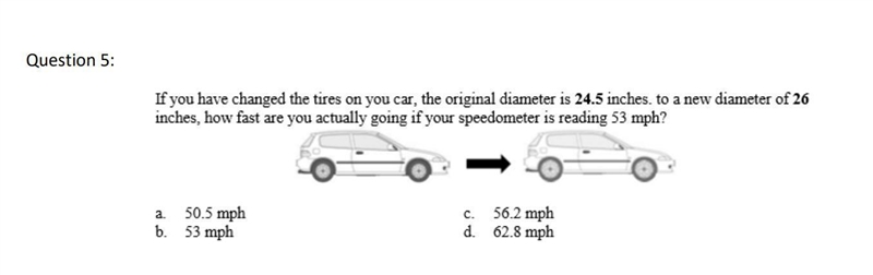 Correct answers only please! If you have changed the tires on your car, the original-example-1