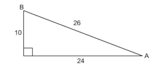 Can you guys help me find the cosine of both angle A and angle B?-example-1