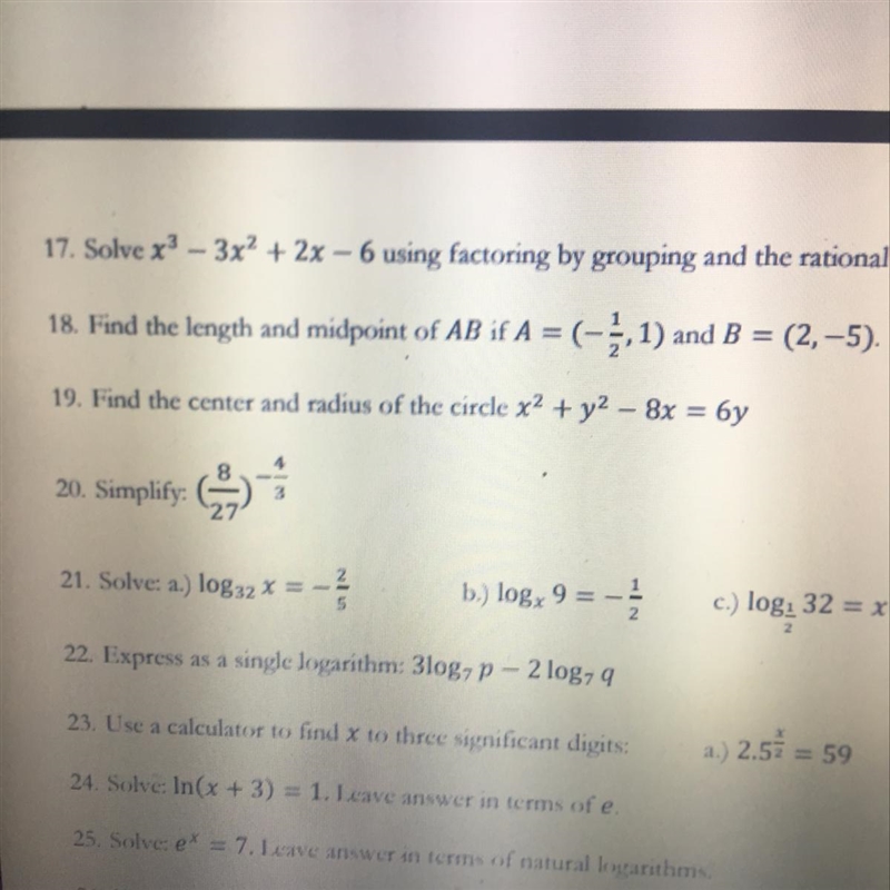 I need help with number 19 please!-example-1