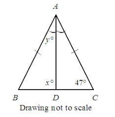 Find the values of x and y-example-1