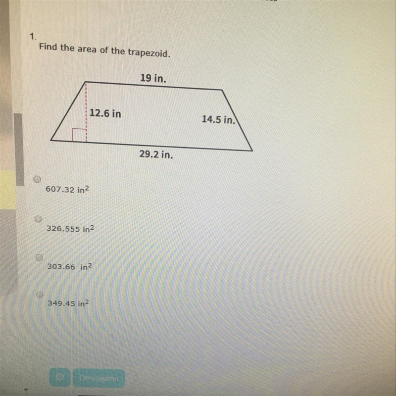 Find the area of the trapezoid .-example-1