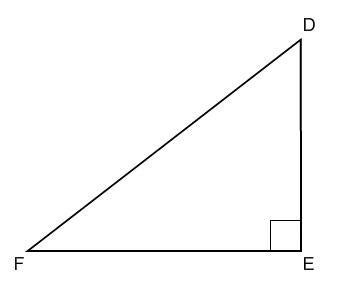 In ΔDEF, DE = 5 and m∠D = 55. Find FE to the nearest tenth.-example-1