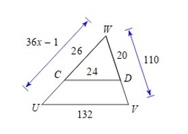 HELP PLZ!!!! Find the length CU. The Triangles are Similiar.-example-1