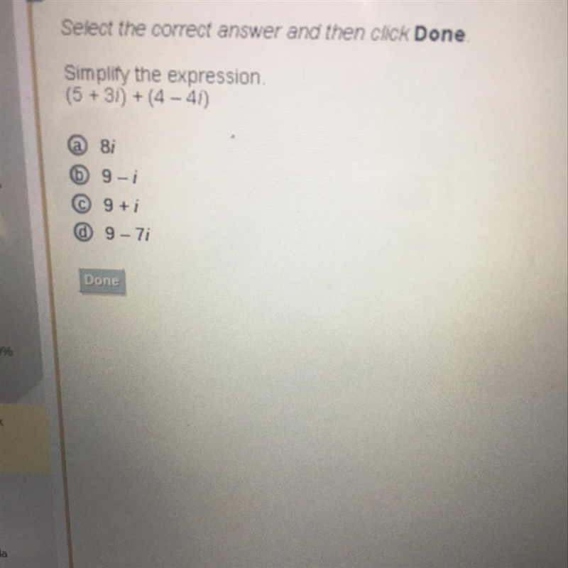 Simplify the expression (5+3i)(4-4i) need help ASAP! Please-example-1