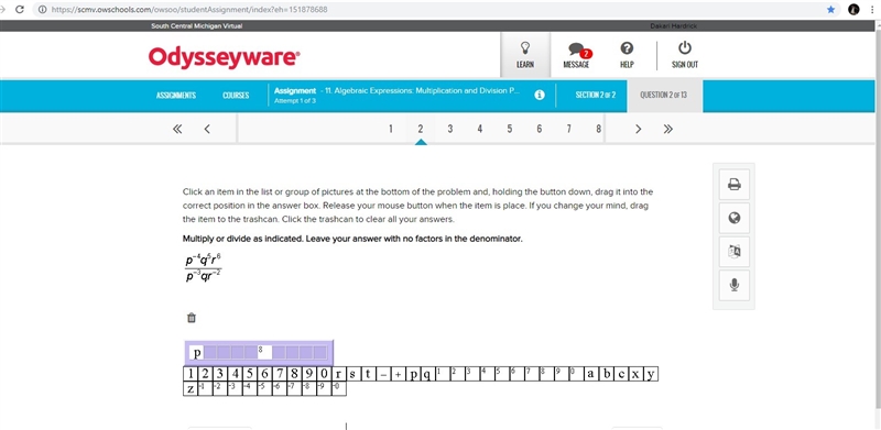 ALGEBRA TWO HELP!!!!!!!!!!!!-example-1