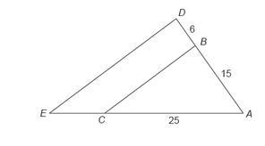 Could someone look at this geometry question, please? Thank you! Segments BC and DE-example-1