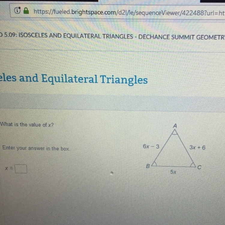 What is the value of x? Enter your answer in the box.-example-1