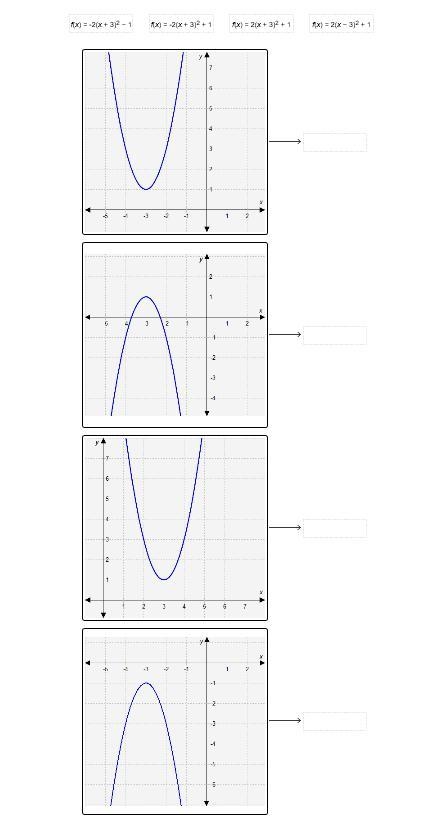 HELP ME MATH Match each quadratic function to its graph.-example-1