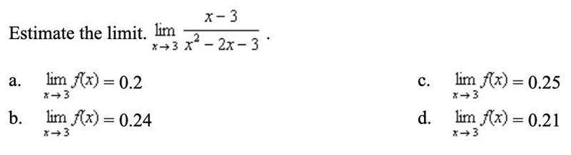 Estimate the limit. Picture below-example-1