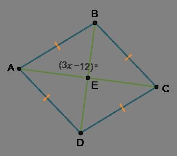 What value of x will make parallelogram ABCD a rhombus?-example-1