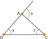 #1) What is the measure of ∠TVU, and why? A) y, because ΔRST is similar to ΔVUT B-example-2