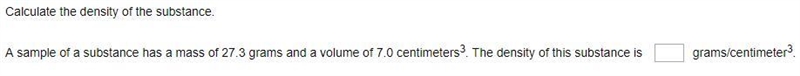 I need help with question that has density in it pls help me-example-1