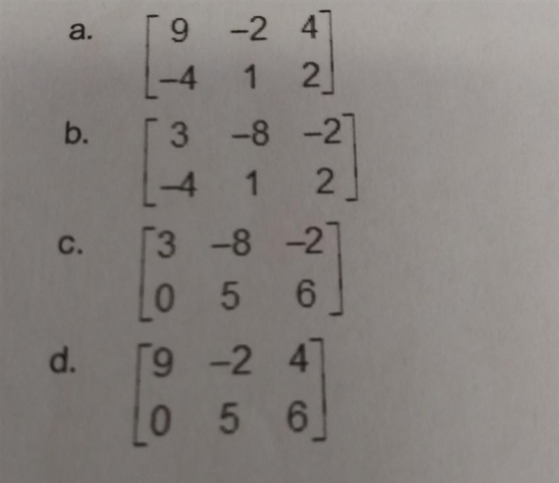 Use Triangle ABC with coordinates A(6,-2),B(-5,3), and C(1,4) to create a translation-example-1