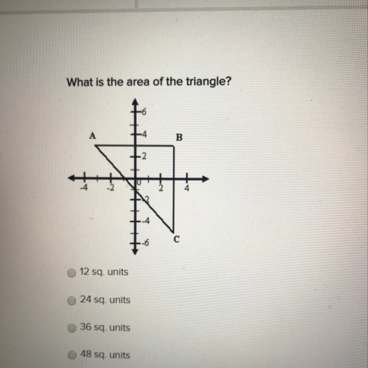 What is the area of the triangle-example-1