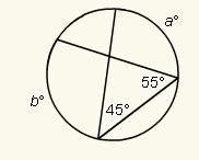 30 POINTS!!! What is the value of b? 55 90 100 110-example-1