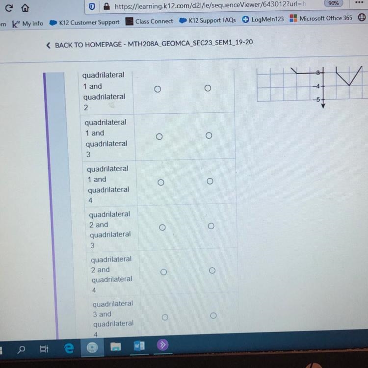 I really need help. Which pairs of Quadrilaterals can be shown to be congruent using-example-1