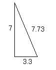 Which of the following triangles is closest to being right? Explain your reasoning-example-2