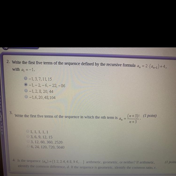 Can anyone help with #2? I’m not sure if I’m right. Please don’t just guess the answer-example-1