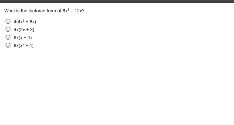 (picture) Factoring Polynomials: GCF PLEASEE HELP!!!!! a b c d-example-1