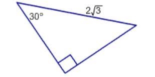 Find the longer leg of the triangle. A. 3 B. √(3) C. 9 D. √(6)-example-1