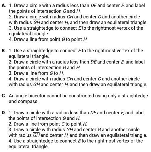 Which describes the correct order of steps for constructing an angle bisector of ∠DEF-example-2