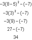 Huda evaluated the expression below. What was Huda’s error?-example-1