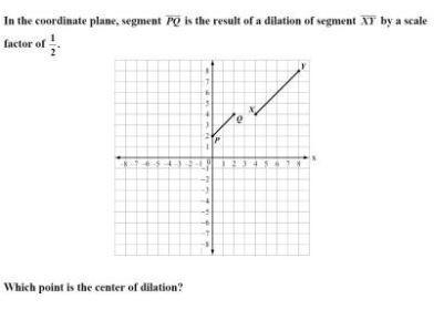 Please find the center of dialation given the information in the link. Real answers-example-1