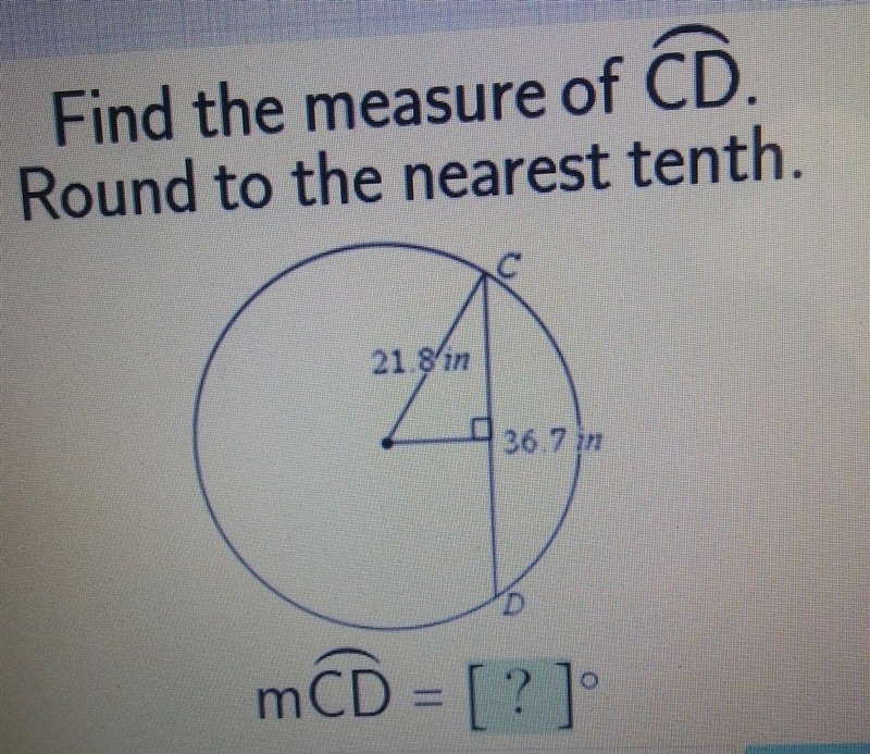 Find the measure of CD. Round to the nearest tenth.​-example-1