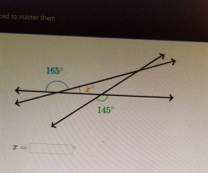 I've experiencing for a while but this is Finding missing angles. Please help me!!​-example-1