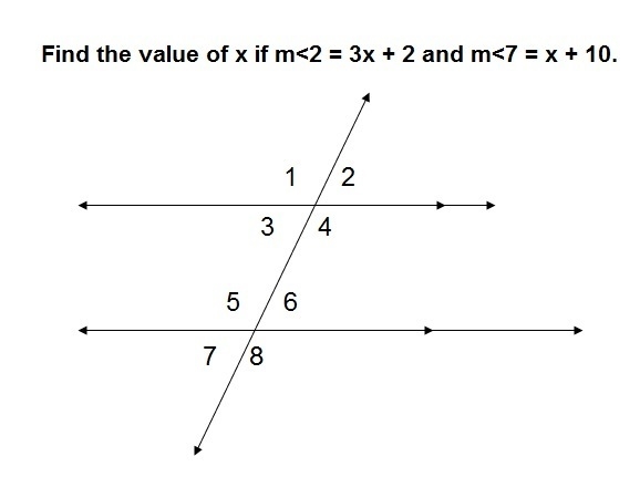 Find the value of x. 4 14 3 6-example-1