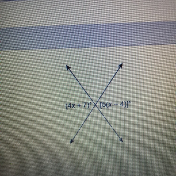 What is the value of x? Enter your answer in the box. X=-example-1