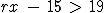 Rearranging and Solving Linear Equations and Inequalities. (Solve the inequality below-example-1