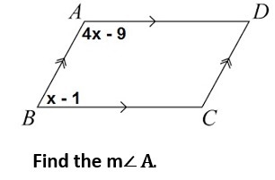 Find the m A. 100 B.143 C. 38 D. 25-example-1