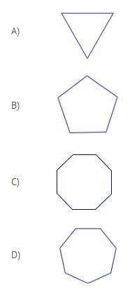 ASAP!HIGHPOINTS! Which of the regular polygons shown has both horizontal and vertical-example-1