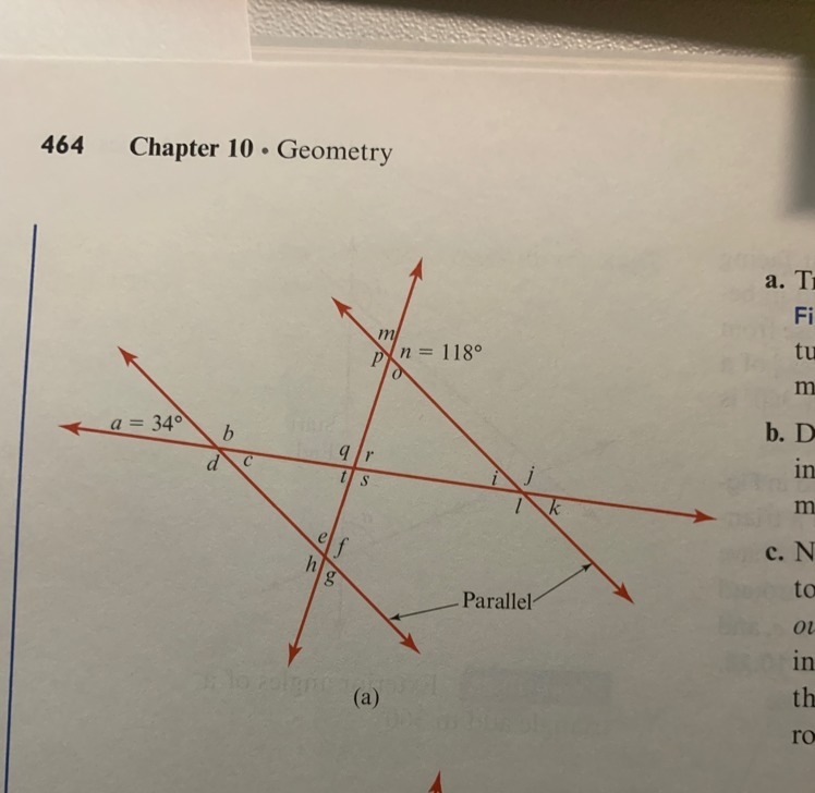 Please help, I need to find the unknown angles in this figure-example-1