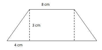 Find the area of the isosceles trapezoid. A) 24 cm2 B) 30 cm2 C) 36 cm2 D) 48 cm2-example-1