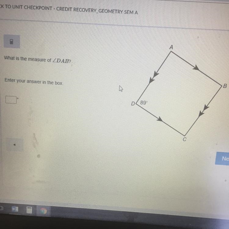 What is the measure of-example-1