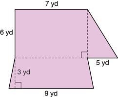 Find the area of the composite figure. Atraingle = 7.5 yd2 21 yd2 30 yd2 15 yd2-example-1