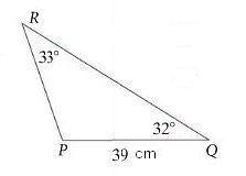 The length of side RP is approximately 42 cm.-example-1