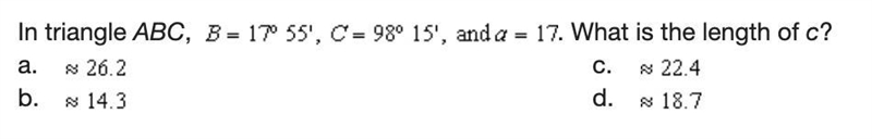 (10CQ) Find the length of c-example-1